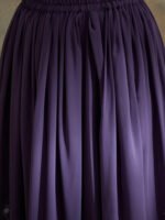 Enchanting Purple Embroidered Faux Georgette Lehenga Kurta Set with Dupatta