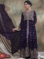 Green Embroidered Anarkali Kurta Lehenga Set with Dupatta