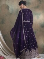 Green Embroidered Anarkali Kurta Lehenga Set with Dupatta