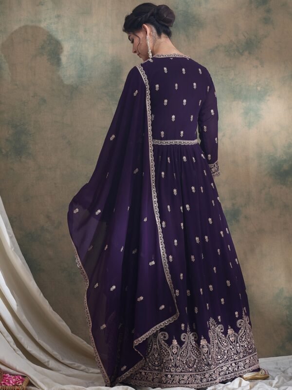 Green Embroidered Anarkali Kurta Lehenga Set with Dupatta