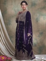 Green Embroidered Anarkali Kurta Lehenga Set with Dupatta