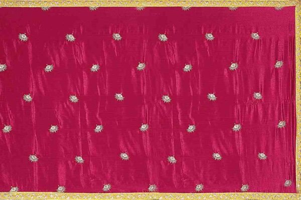 Glamorous Pink Embroidered Chinon Kurta Palazzo Set with Dupatta