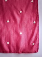 Magnificent Rama Embroidered Vichitra Silk Anarkali Lehenga Set with Dupatta