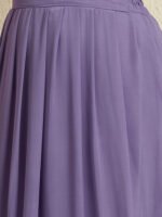 Light Purple Faux Georgette Anarkali Kurta with Lehenga & Dupatta
