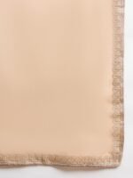 Elegant Coffee Georgette Embroidered A-Line Kurta & Palazzo Set