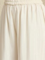Pristine Off White Embroidered Chinon Straight Kurta Palazzo Set with Dupatta