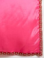Pristine Off White Embroidered Chinon Straight Kurta Palazzo Set with Dupatta