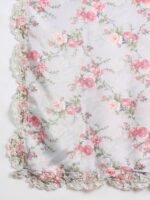 Dreamy Light Blue Floral Embroidered Chinon Kurta Palazzo Set with Dupatta