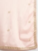 Ethereal Light Pink Embroidered Chinon Kurta Palazzo Set