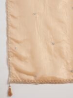 Brown Embroidered Organza Kurta Lehenga Set with Dupatta
