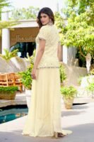 Ivory Grace Embroidered Art Silk Kurta Palazzo Set for Women