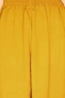 Orange Embroidered Kurta Palazzo Set with Yellow Dupatta