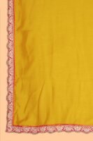 Orange Embroidered Kurta Palazzo Set with Yellow Dupatta