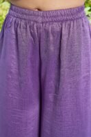 Enchanting Purple Kurta Palazzo Set with Embroidered Dupatta