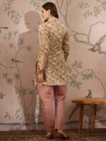 Breezy Cream Floral Printed Cotton Co-Ord Set
