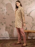 Breezy Cream Floral Printed Cotton Co-Ord Set