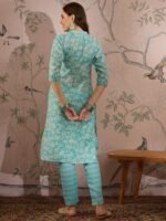 Refreshing Peach Bandhani Printed Cotton Co-Ord Set