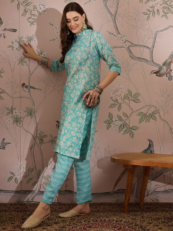 Refreshing Peach Bandhani Printed Cotton Co-Ord Set