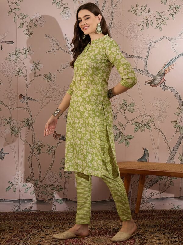 Refreshing Peach Bandhani Printed Cotton Co-Ord Set