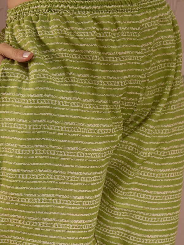 Refreshing Peach Bandhani Printed Cotton Co-Ord Set